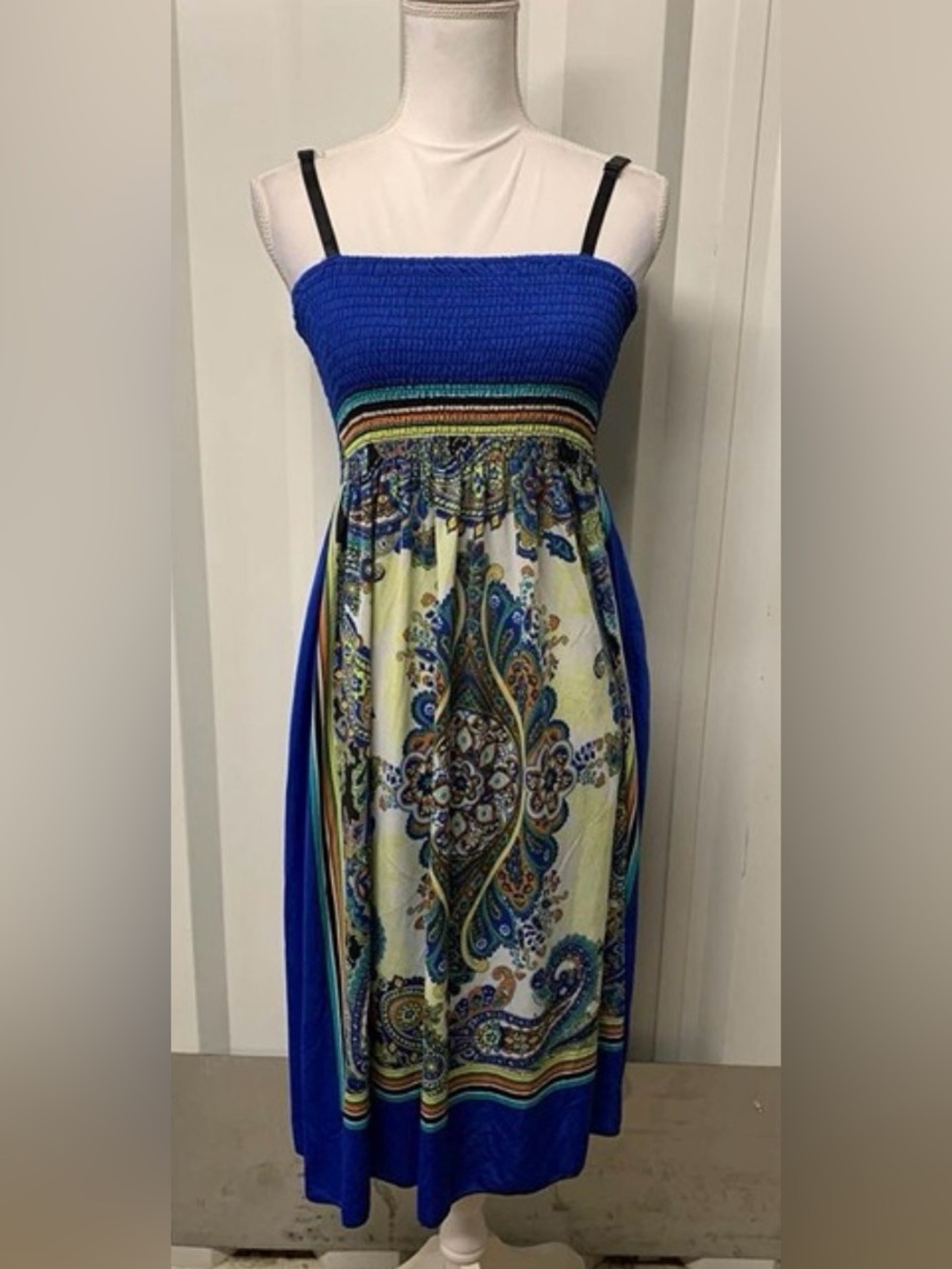 Boho Sundress Summer
Vacation Casual Y2K Retro Blue
Women's Large